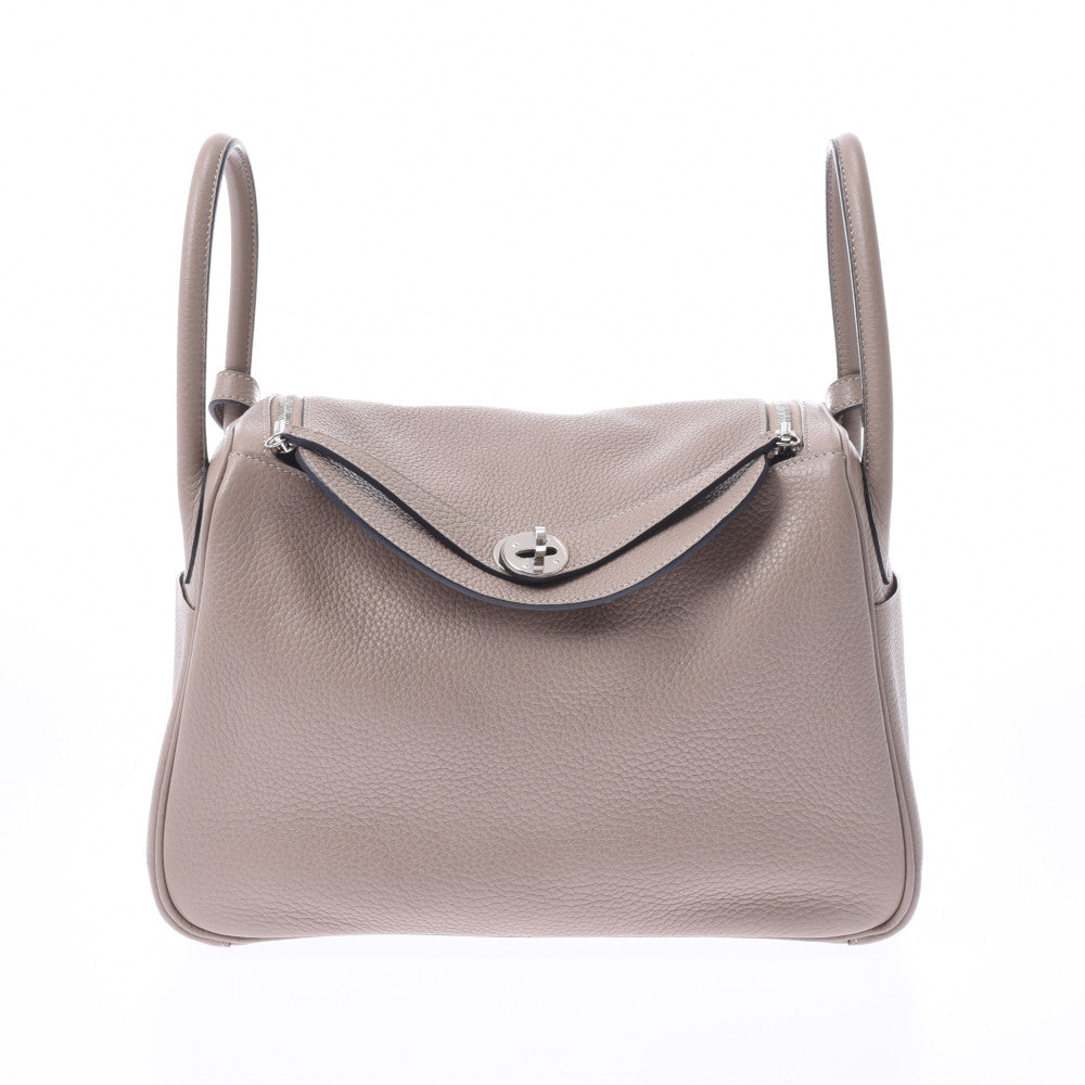 30 Hermes Lindy 2WAY バッグトゥルティエールシルバー metal fittings N carved seal