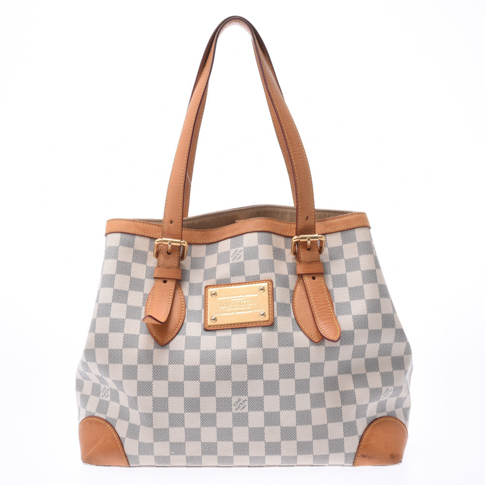 LOUIS VUITTON ルイヴィトン アズール ハムステッドMM 白 N51206 