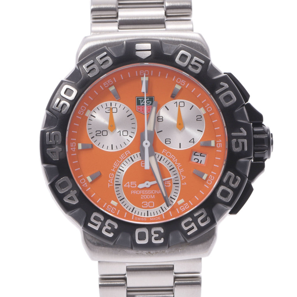 TAG Heuer タグホイヤー メンズ腕時計 フォーミュラ1 クロノグラフ インディ500 CAU1113.BA0858 グレー文字盤 クォーツ