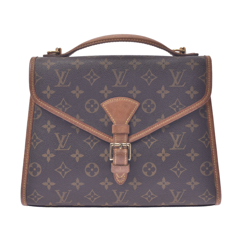 ルイヴィトンベルエア 2WAYバッグ 14145 ブラウン ユニセックス モノグラムキャンバス ハンドバッグ M51122 LOUIS VUITTON  中古 – 銀蔵オンライン