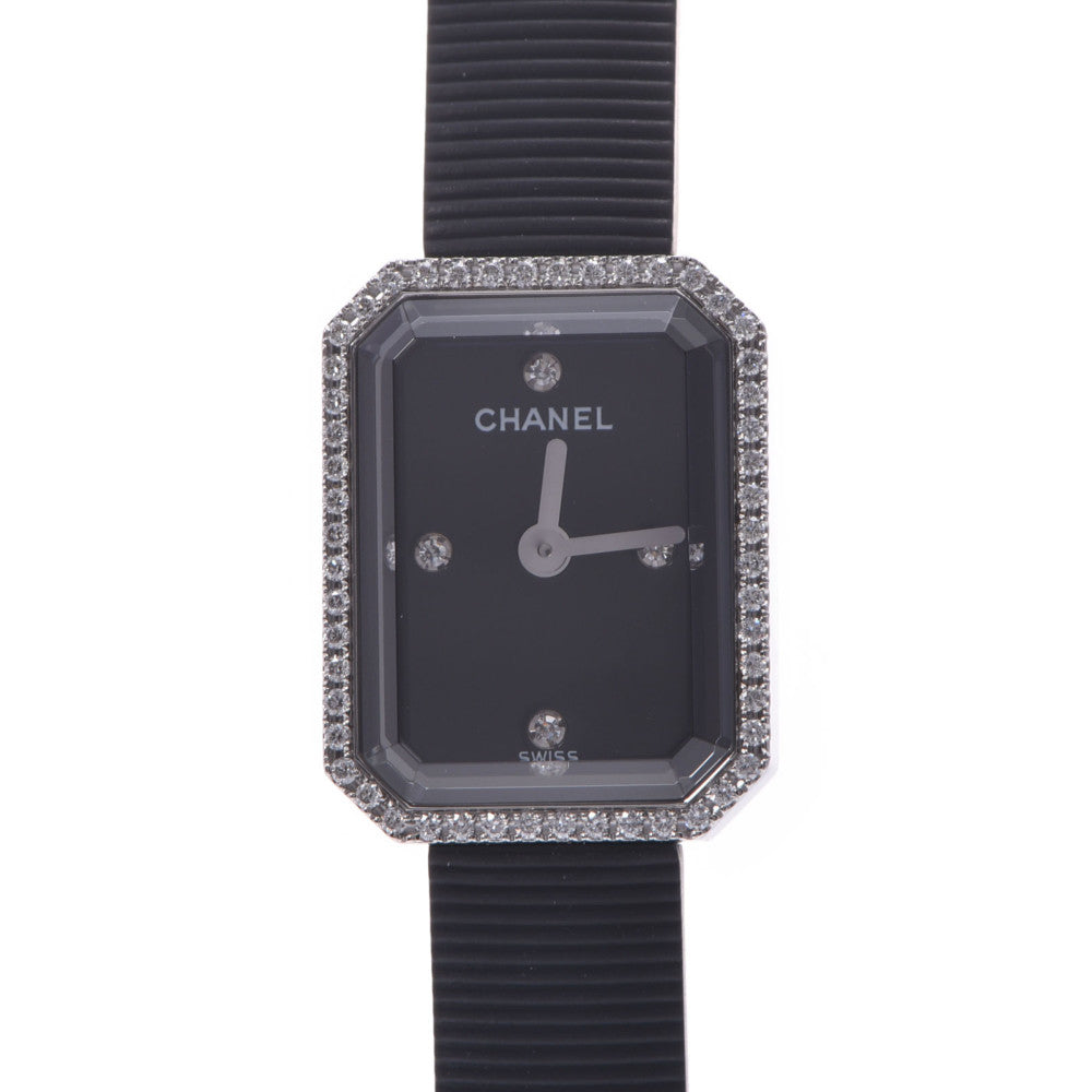 シャネル CHANEL プルミエール H2433 ダイヤベゼル レディース 腕時計 4P ダイヤ ホワイトシェル 文字盤 クォーツ Premiere VLP 90193489