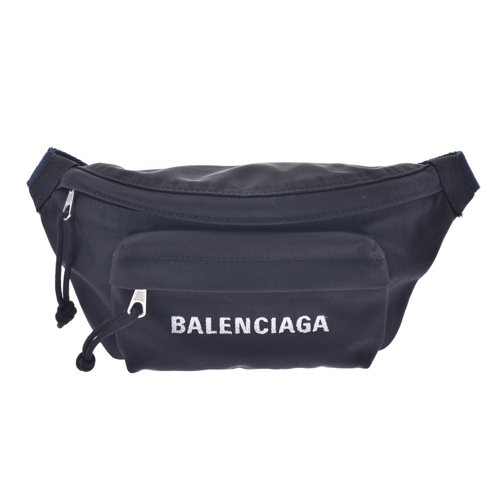 BALENCIAGA バレンシアガ ボディバッグ 黒 569978 ユニセックス ナイロン ウエストバッグ Bランク 中古 - オンラインネット