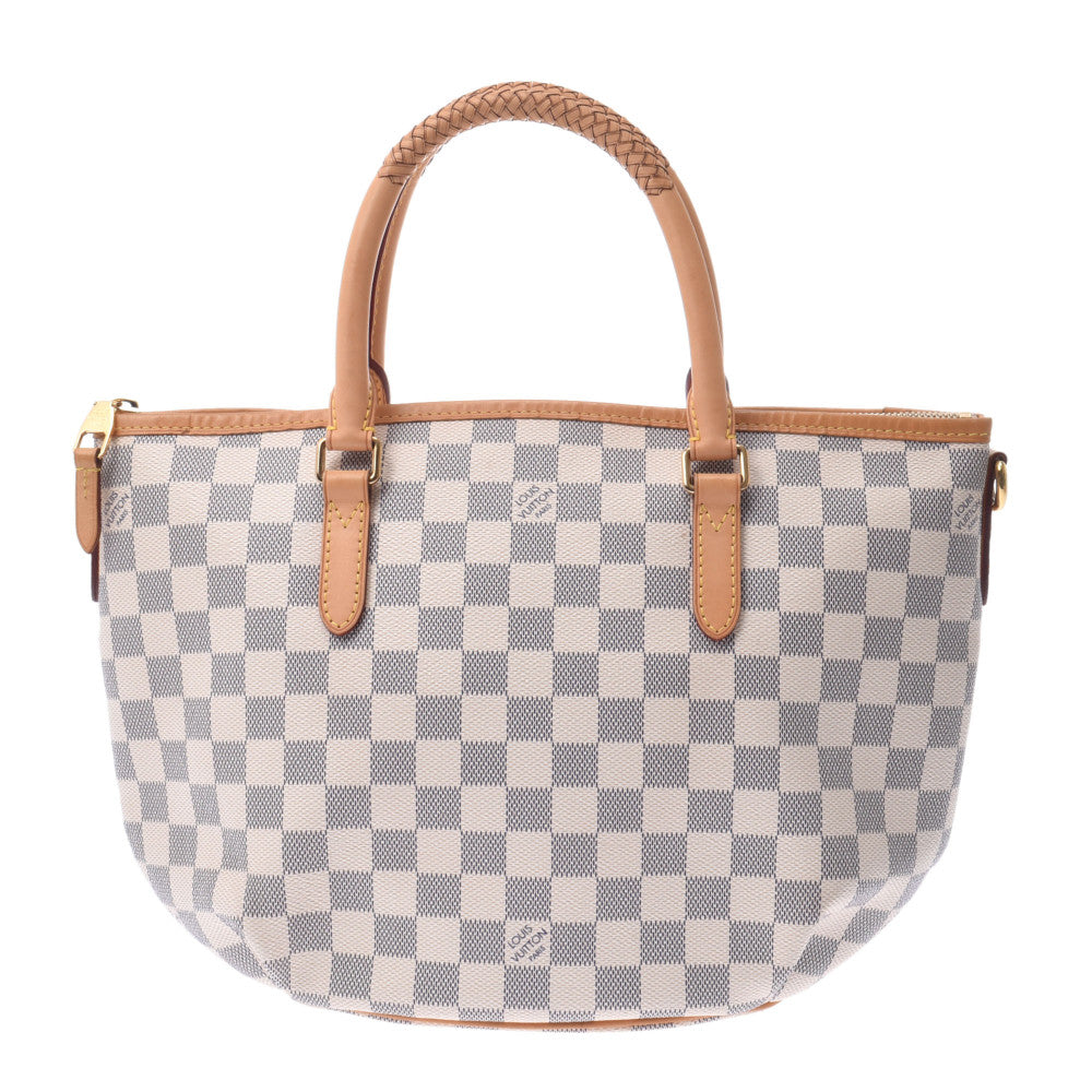 Louis Vuitton Azur Riviera PM 2WAY Bag 14137 White Women Damier