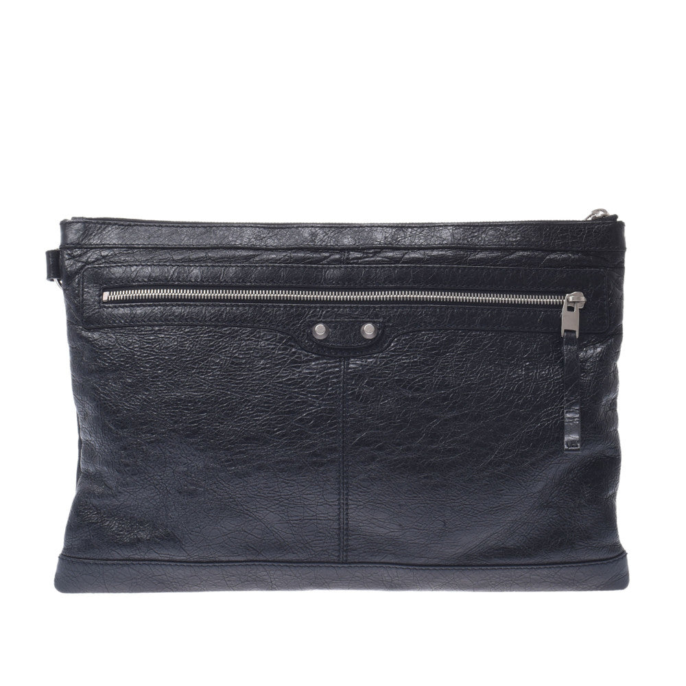 バレンシアガクリップL 黒 ユニセックス クラッチバッグ 273023 BALENCIAGA 中古 銀蔵オンライン