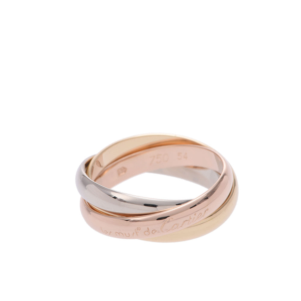 Cartier レア品 カルティエ リング ダイヤ トリニティ スリーカラー 54  