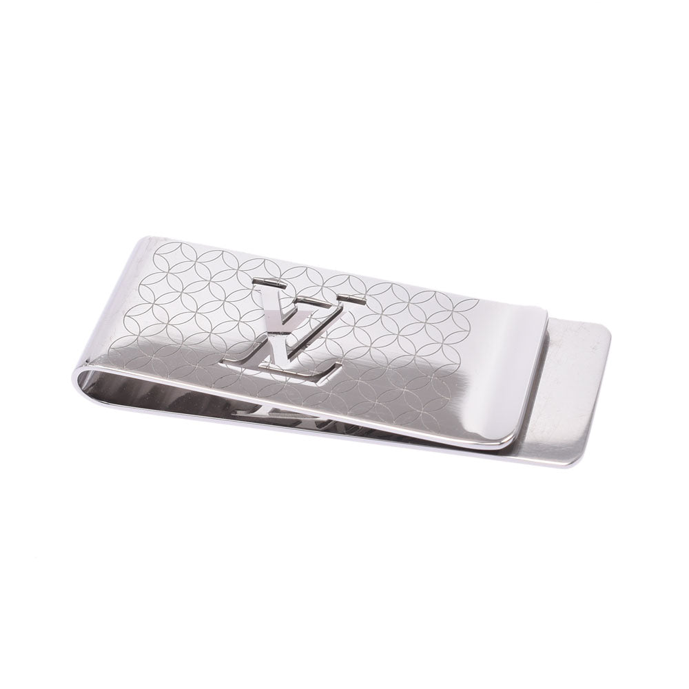Louis Vuitton Pince Billets Champs Elysees Money Clip M65041 Silver VG  w/out box