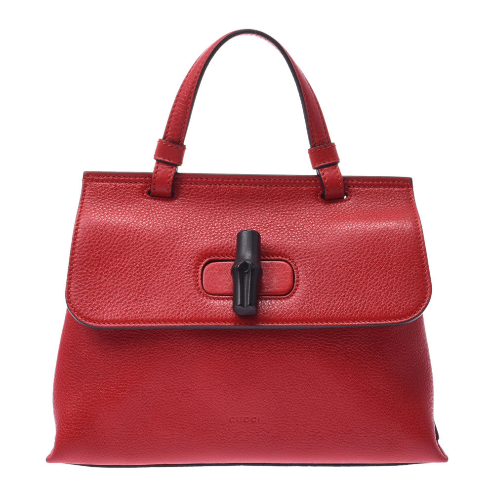 Gucchbumboo Daily 2WAY Red Ladies Handbag 370831 GUCCI – 銀蔵