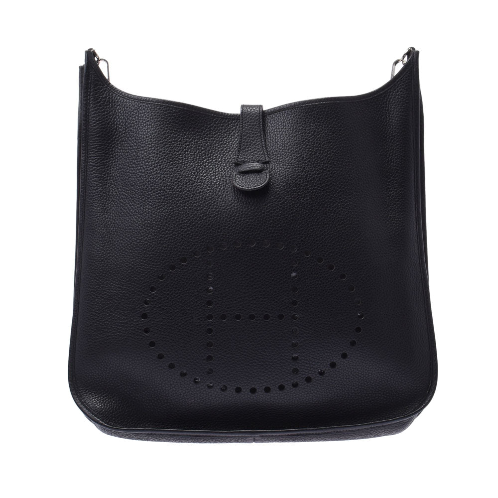 HERMES エルメス エヴリン2 TGM 黒 シルバー金具 □I刻印(2005年頃 
