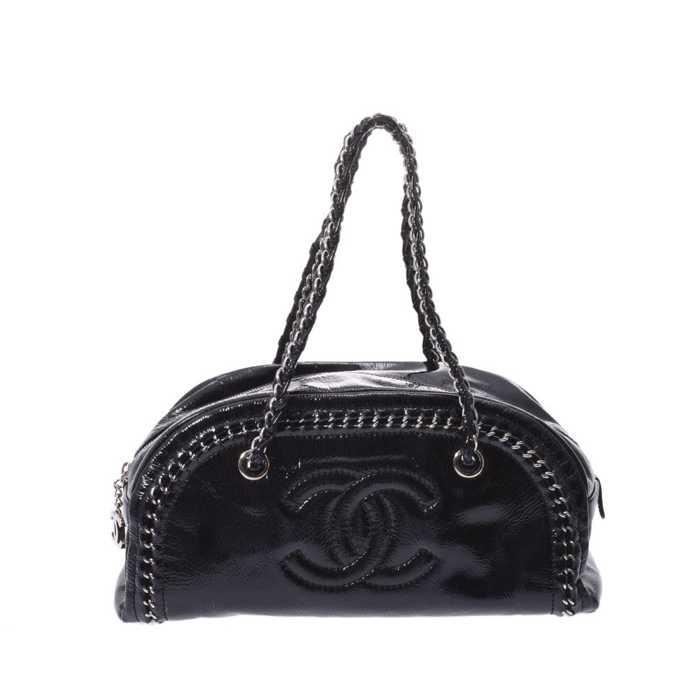 CHANEL Luxury Line boston bag Caviar skin Black/Silver hadware Hand ba –  BRANDSHOP-RESHINE