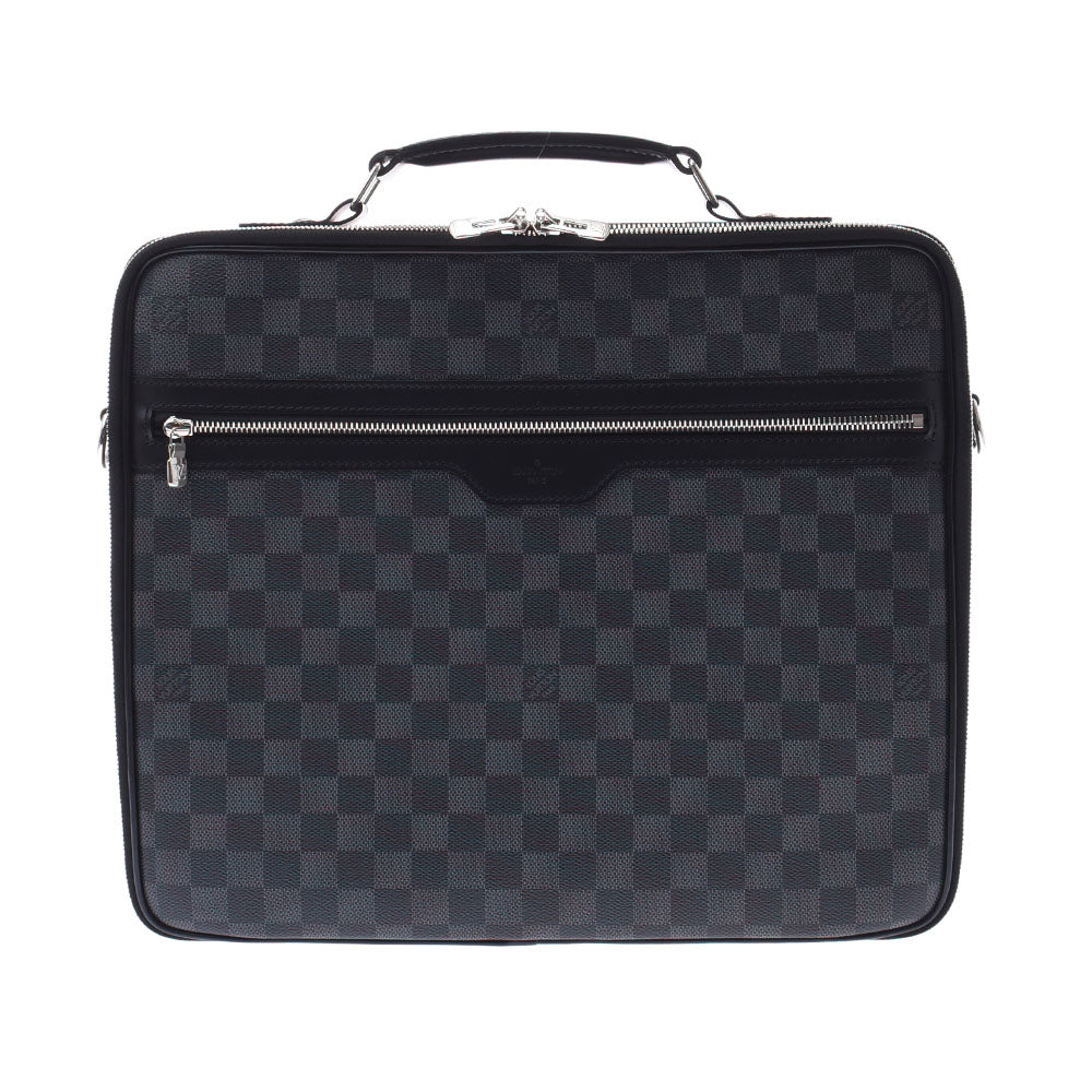 ルイヴィトングラフィット スティーブ ブリーフケース 14137 黒 メンズ