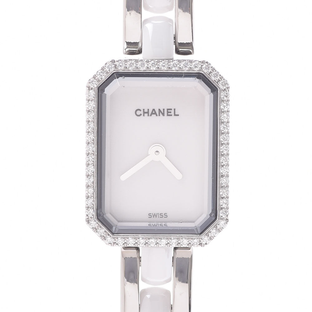 シャネルプルミエール ベゼルダイヤ レディース 腕時計 H2132 CHANEL 