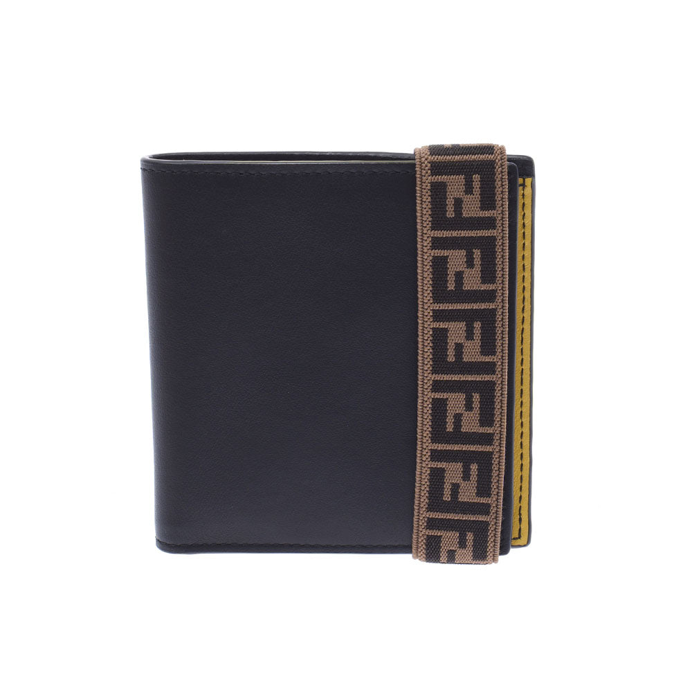 フェンディコンパクト 二つ折り財布 黒/黄色 メンズ レザー 札入れ 7M0277 FENDI – 銀蔵オンライン