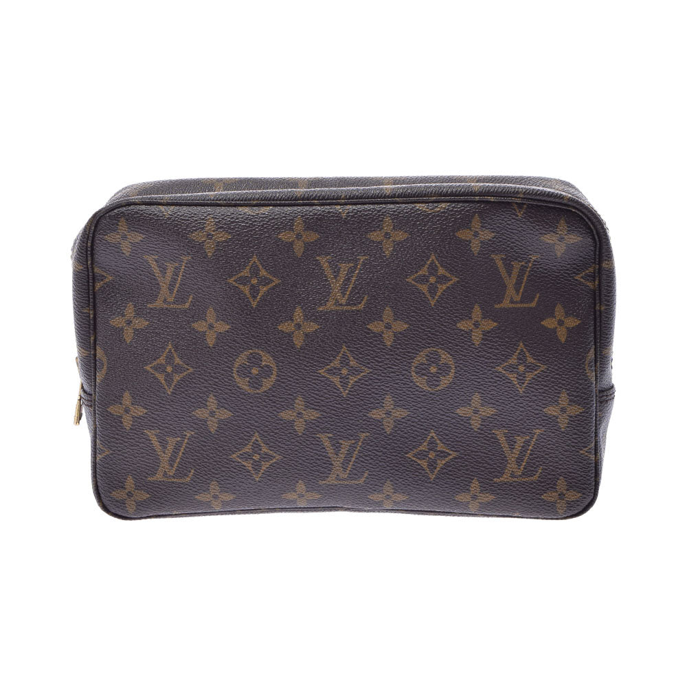 【LOUIS VUITTON】ルイ・ヴィトン ポッシュトワレット19 ヴィンテージ M47544 モノグラムキャンバス 茶 ユニセックス ポーチ