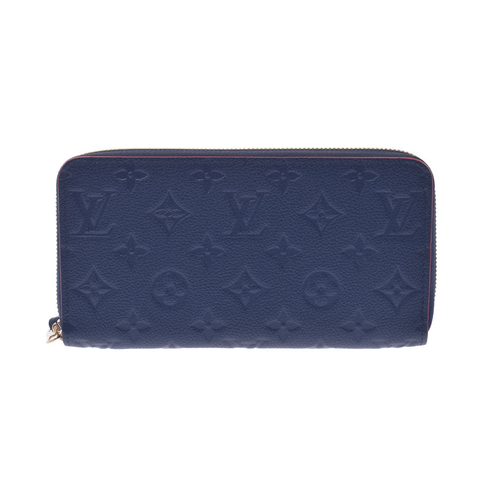 ルイヴィトンジッピー ウォレットマリーヌルージュ モノグラムアンプラント