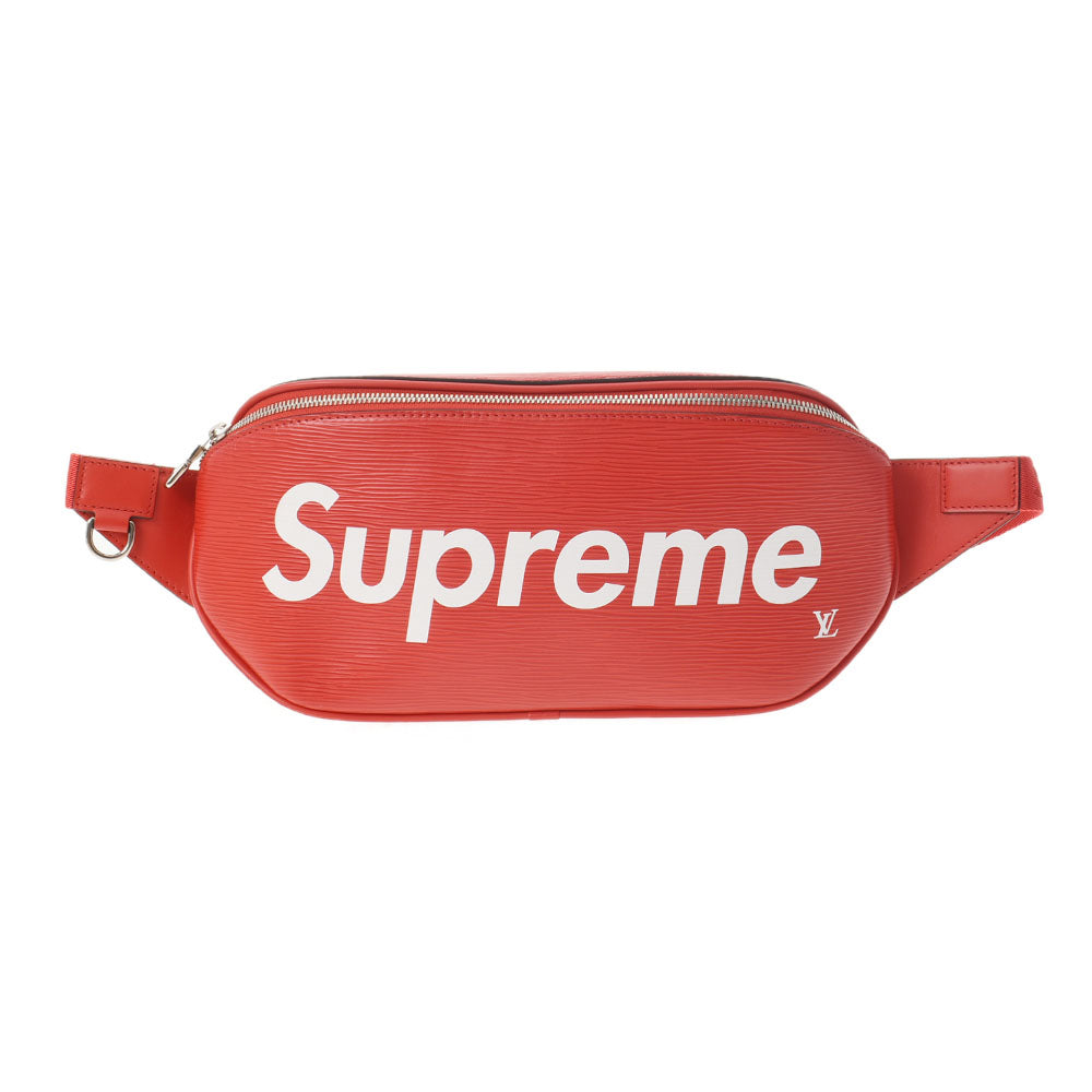 ルイヴィトンバムバッグ Supremeコラボ 14127 赤/白 ユニセックス