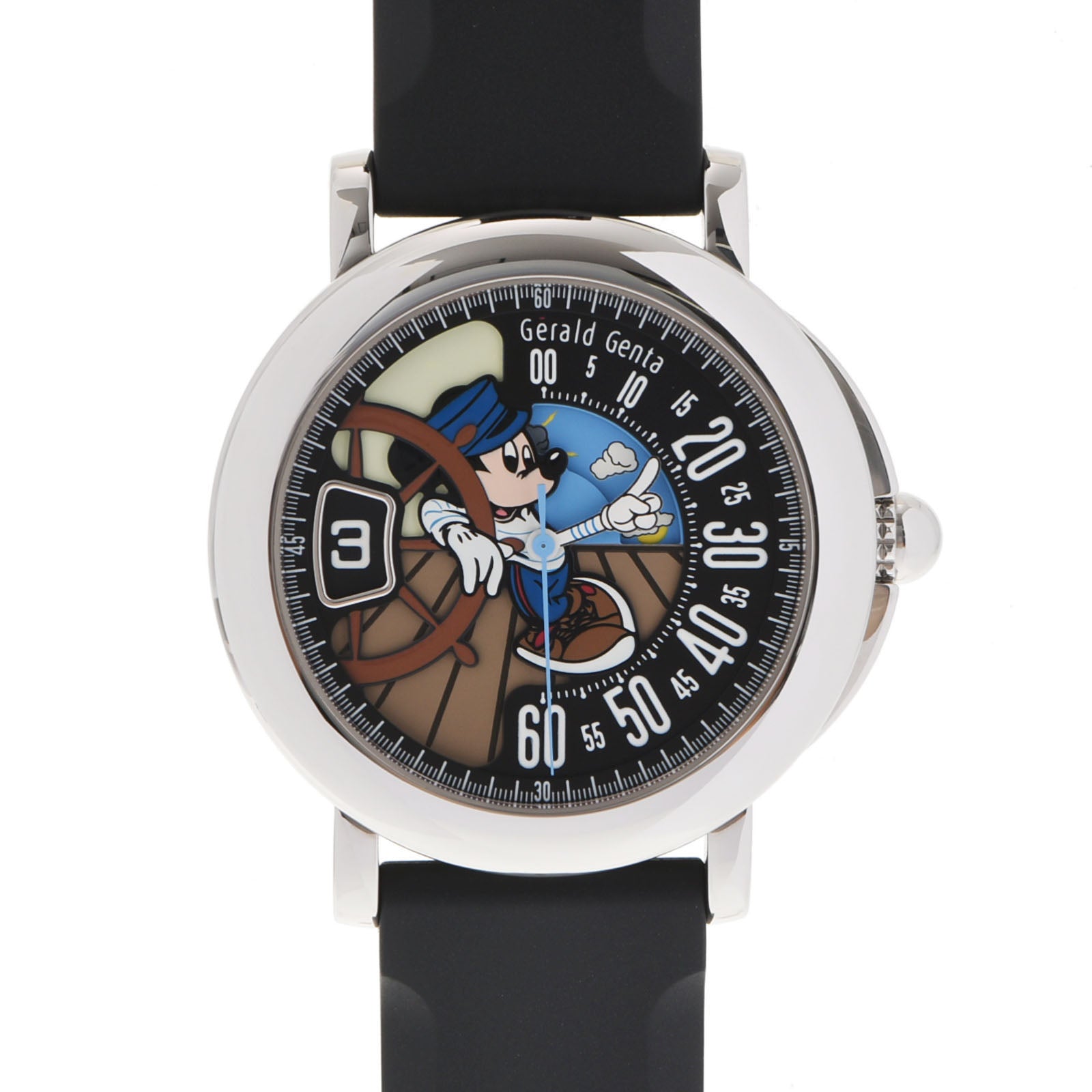 Gerald Gentage Retro Fantasy Jumping Hour 150 limited men's watch 