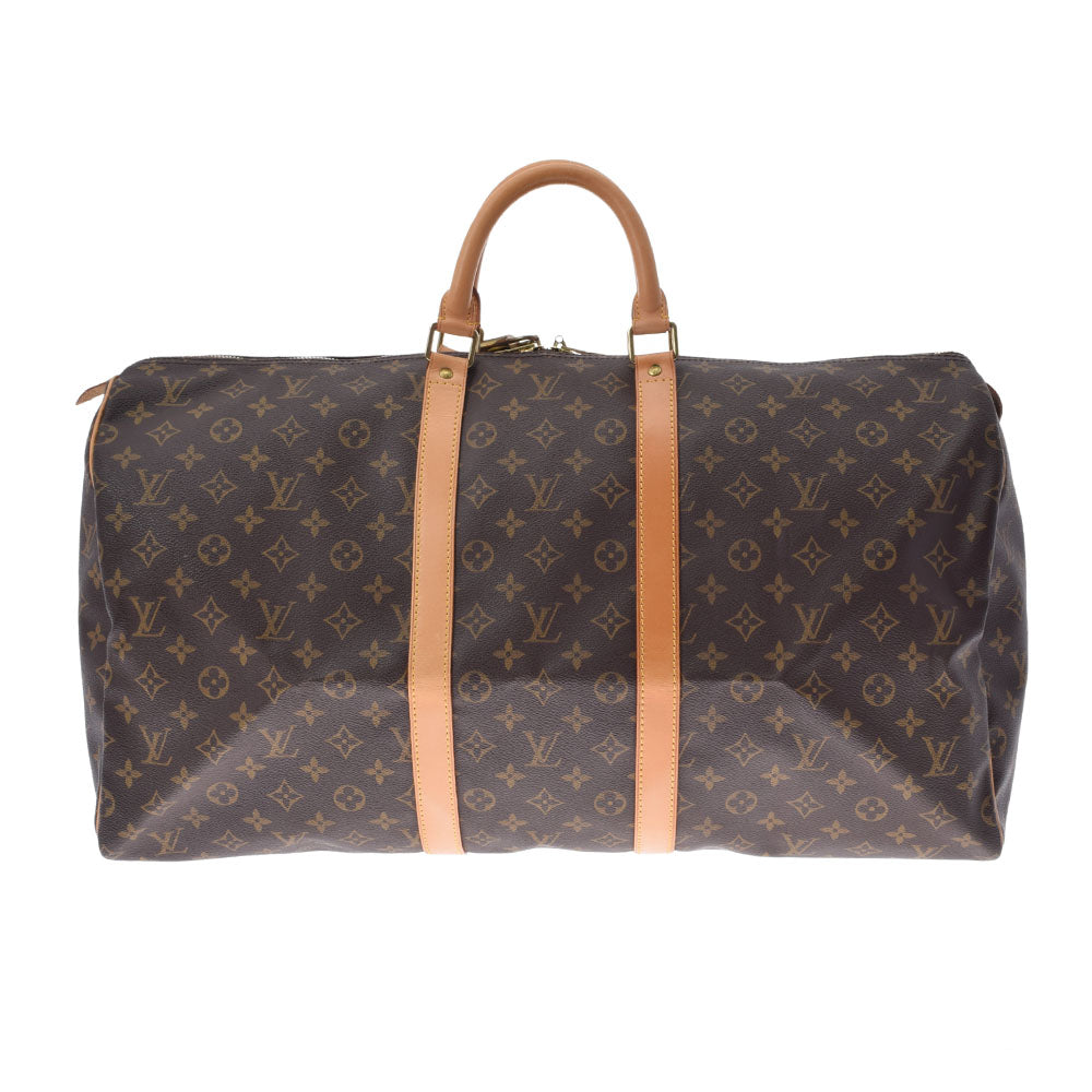 LOUIS VUITTON ルイヴィトン モノグラム キーポル55 ブラウン M41424 ユニセックス モノグラムキャンバス ボストンバッグ  ABランク 中古 - 大量購入