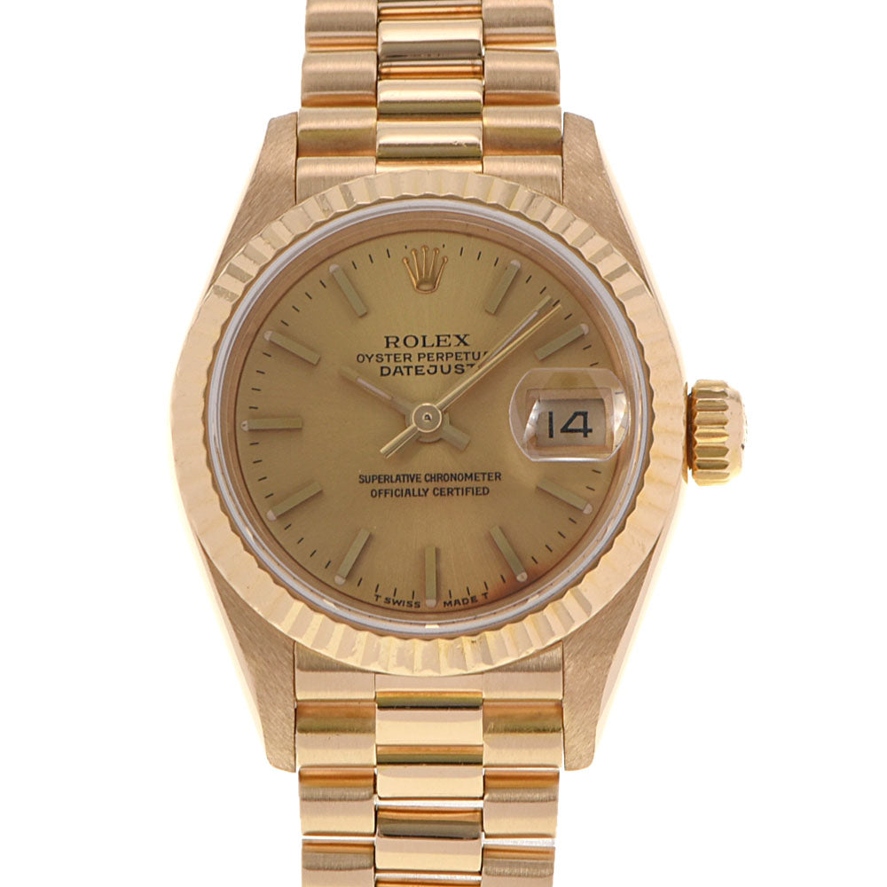 ロレックスデイトジャスト レディース 腕時計 69178 ROLEX 中古 – 銀蔵