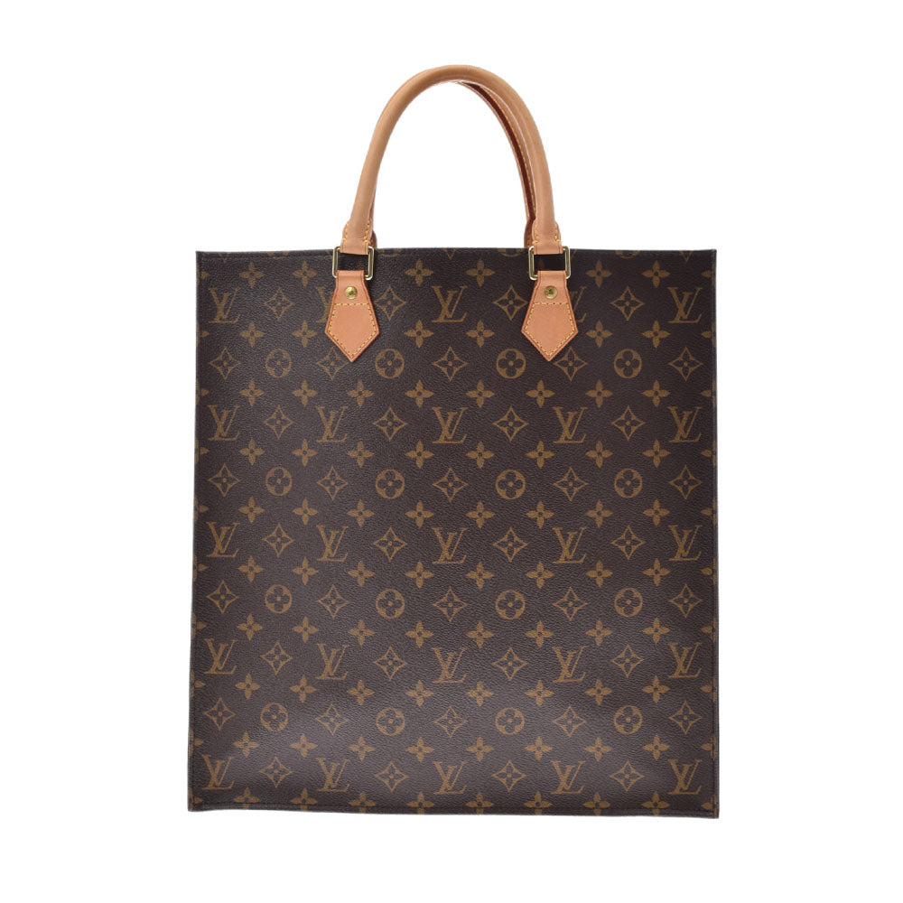 LOUIS VUITTON ルイヴィトン モノグラム サックプラ ブラウン M51140 