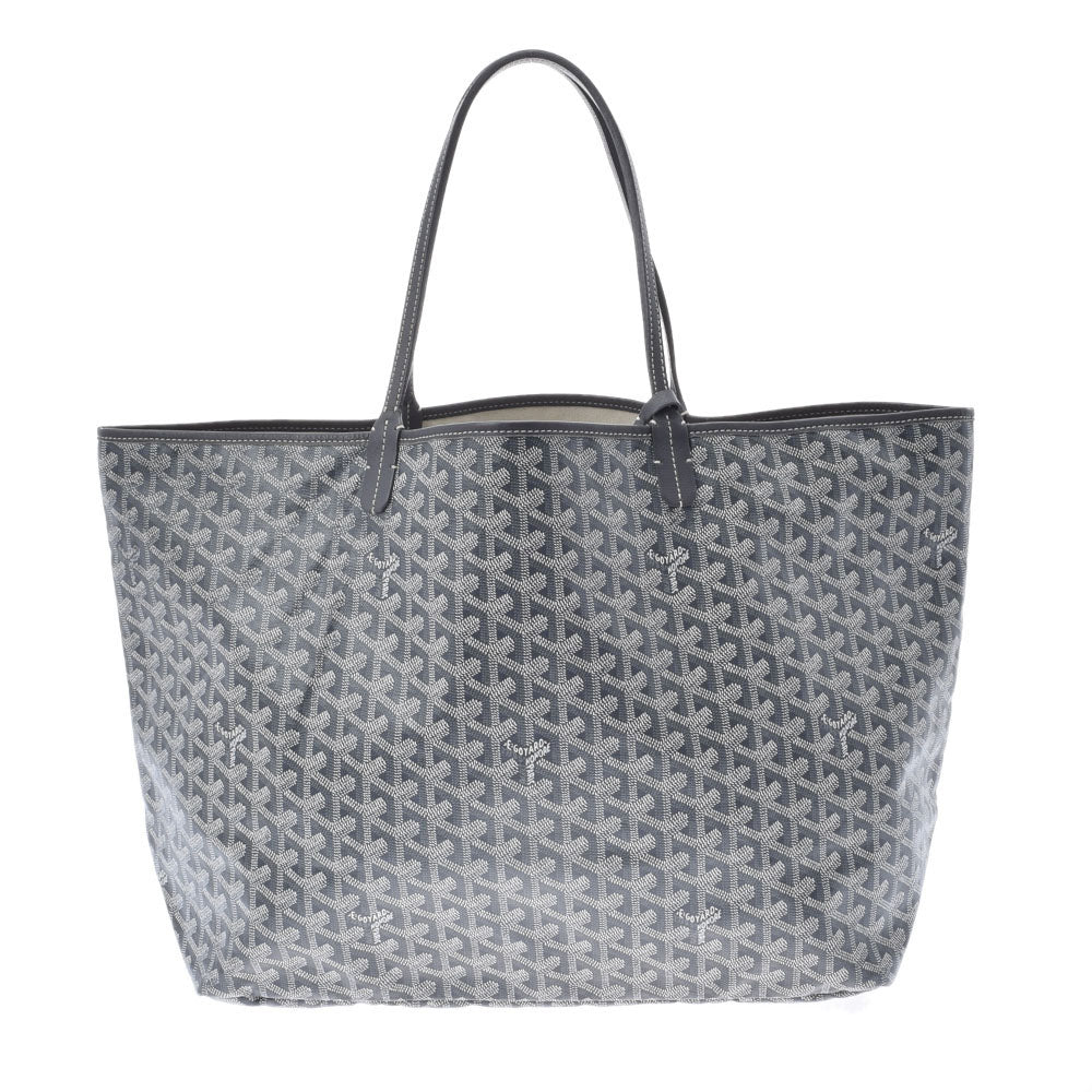 GOYARD ゴヤール サンルイGM グレー レディース PVC トートバッグ ABランク 中古 - 【ポイント10倍】