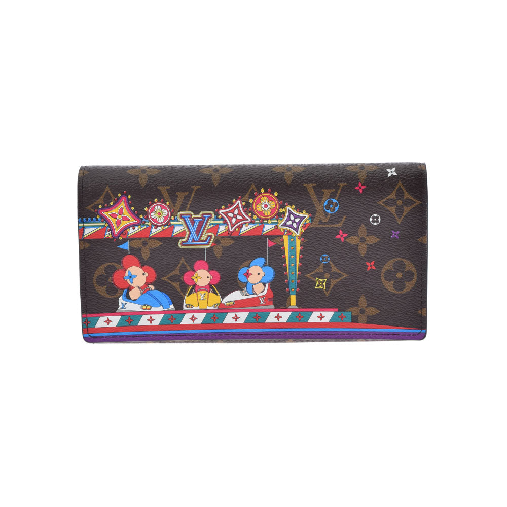 ルイヴィトンポルトフォイユサラ 14145 ブラウン ヴィヴィエンヌ ユニ