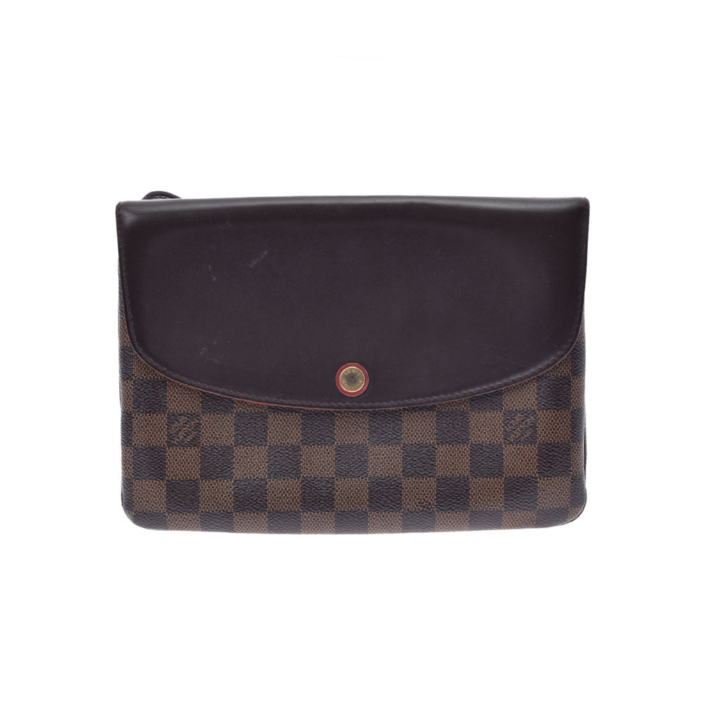 美品☆Louis Vuitton ダミエ・エベヌ☆中古品 ルイヴィトントワイス 14137 ブラウン/エベヌ レディース ダミエ