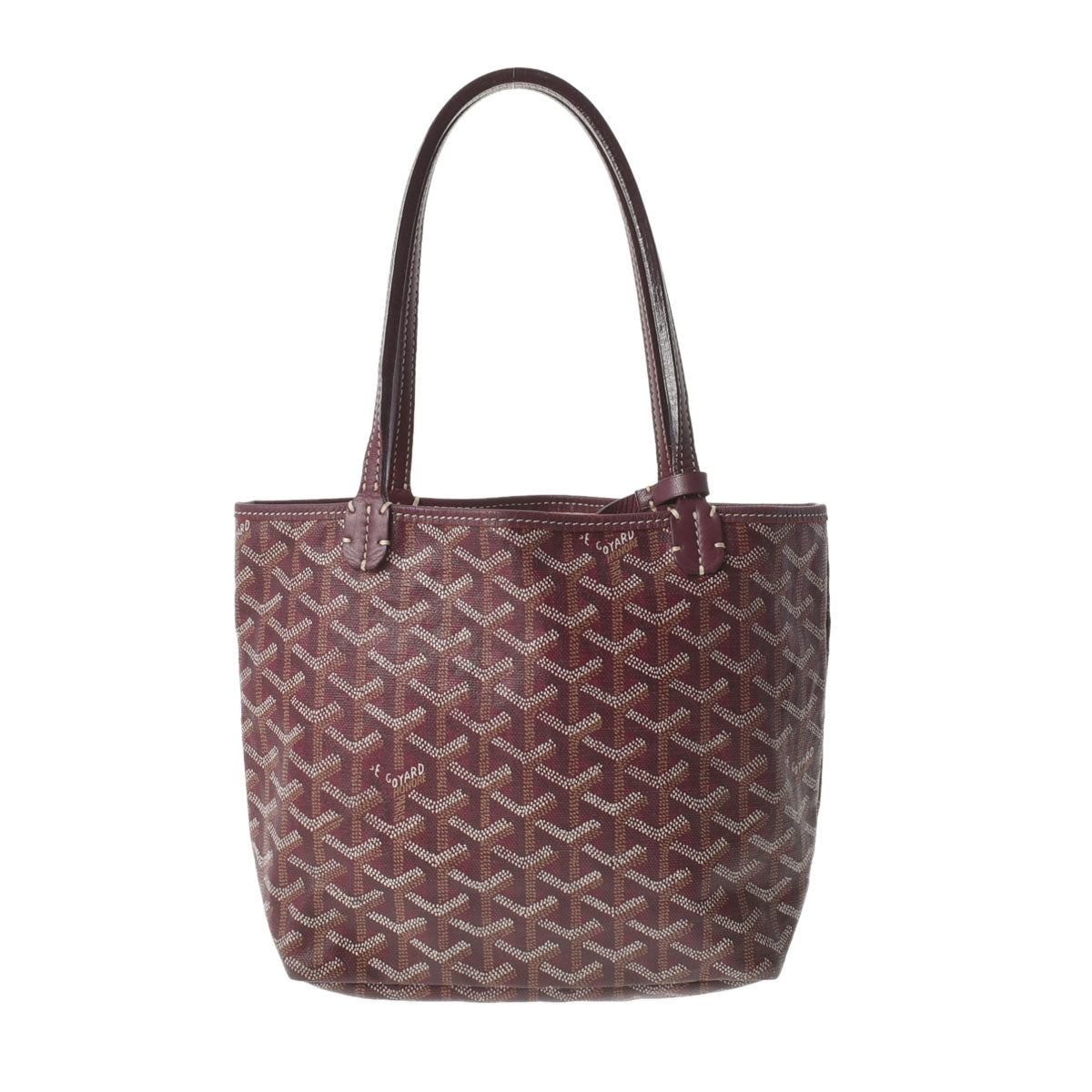 ゴヤールサンルイ ジュニア パープル レディース ハンドバッグ GOYARD 