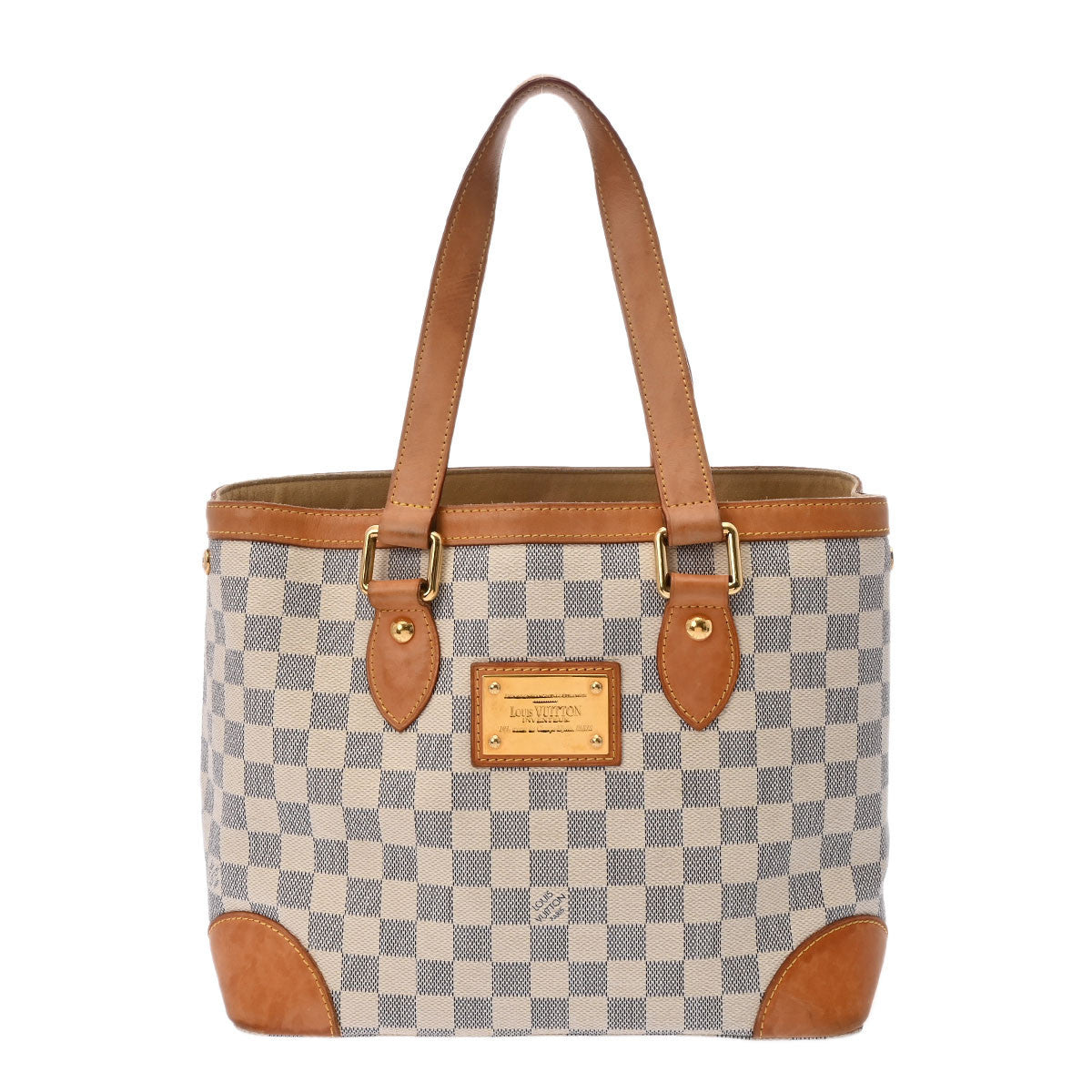 LOUIS VUITTON ルイヴィトン ダミエ アズール ハムステッド PM 白 N51207 レディース ダミエアズールキャンバス ハンドバッグ  Bランク 中古 - 販売の事前割引