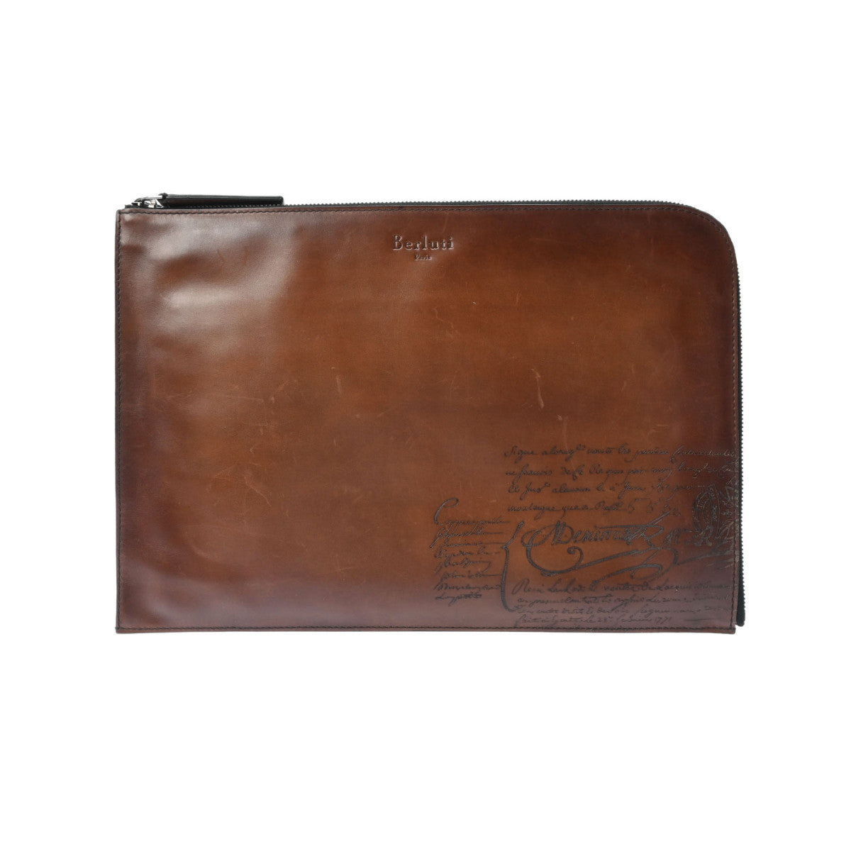 BERLUTI ベルルッティ ニノ カリグラフィ ブラウン メンズ ヴェネチア 