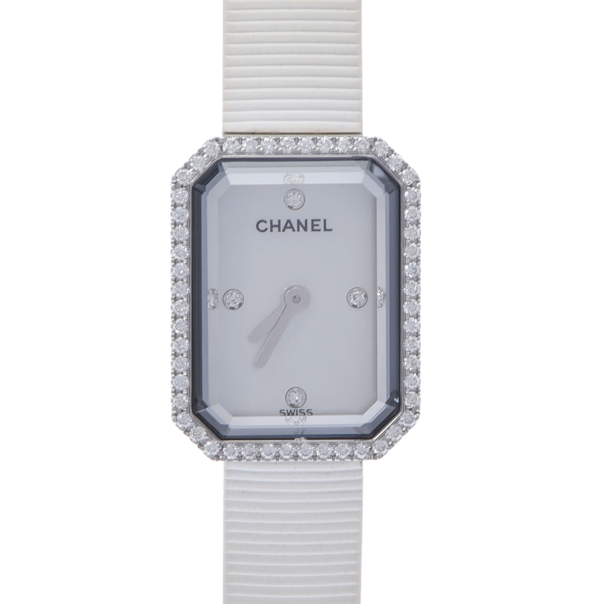 シャネルプルミエール ベゼルダイヤ レディース 腕時計 H2433 CHANEL