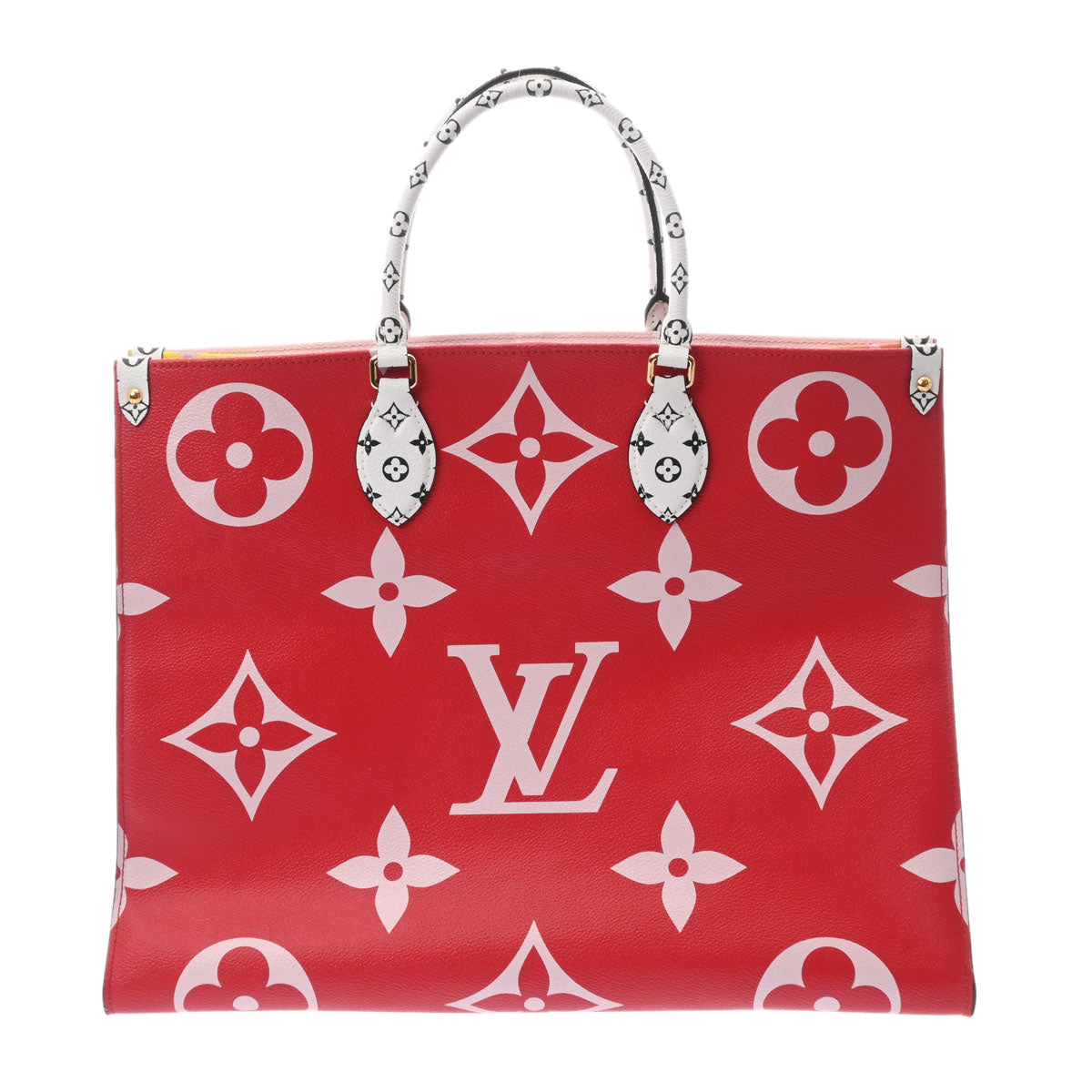 LOUIS VUITTON ルイヴィトン モノグラム オンザゴーGM マルチカラー レッド系マルチカラー M44569 レディース  モノグラムジャイアント 2WAYバッグ Aランク 中古 - セール人気