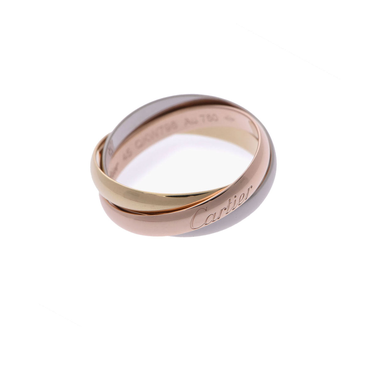 カルティエトリニティリング #45 レディース リング・指輪 5号 CARTIER 