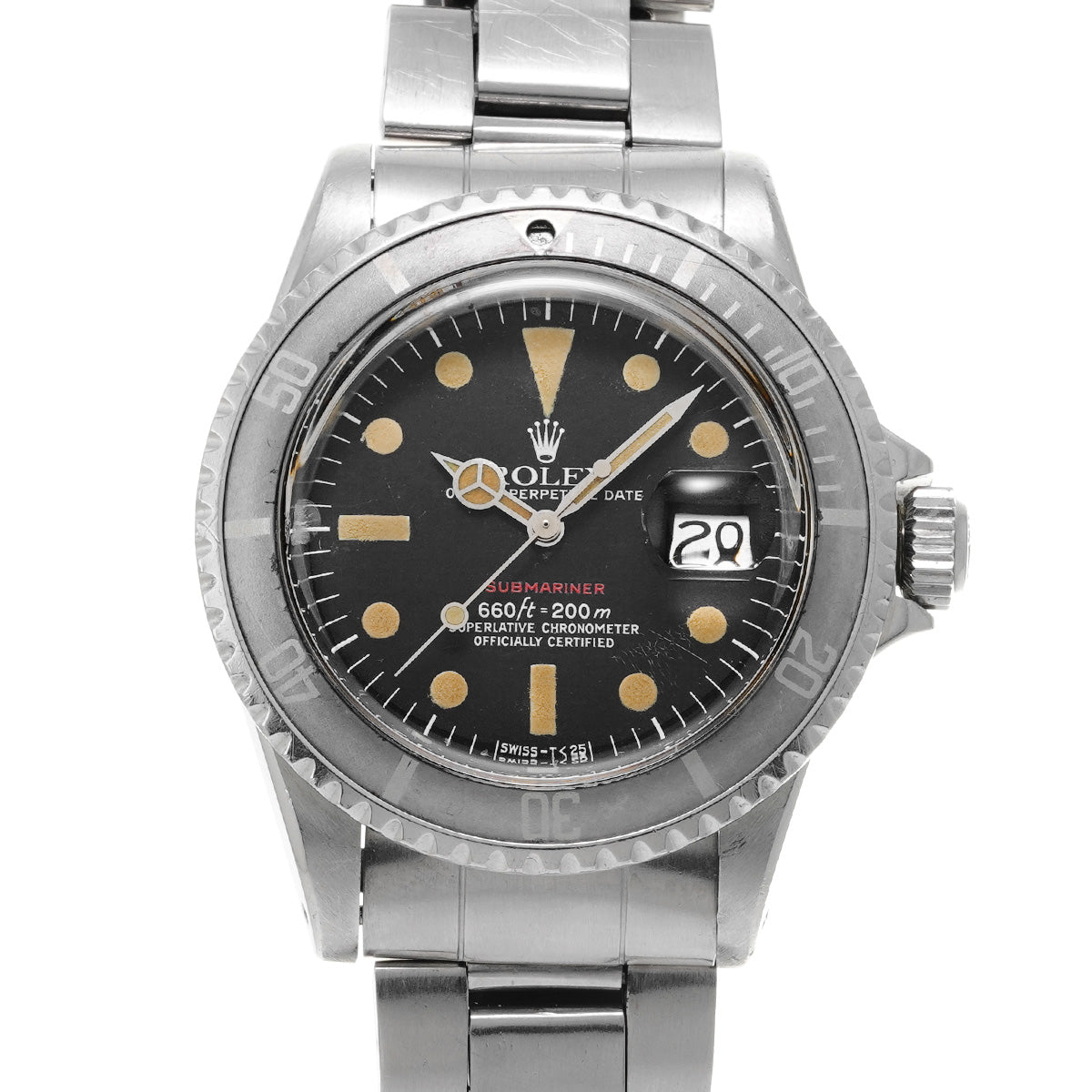 ロレックスサブマリーナ 赤サブ ブレス9315巻きブレス メンズ 腕時計 1680 ROLEX 中古 – 銀蔵オンライン