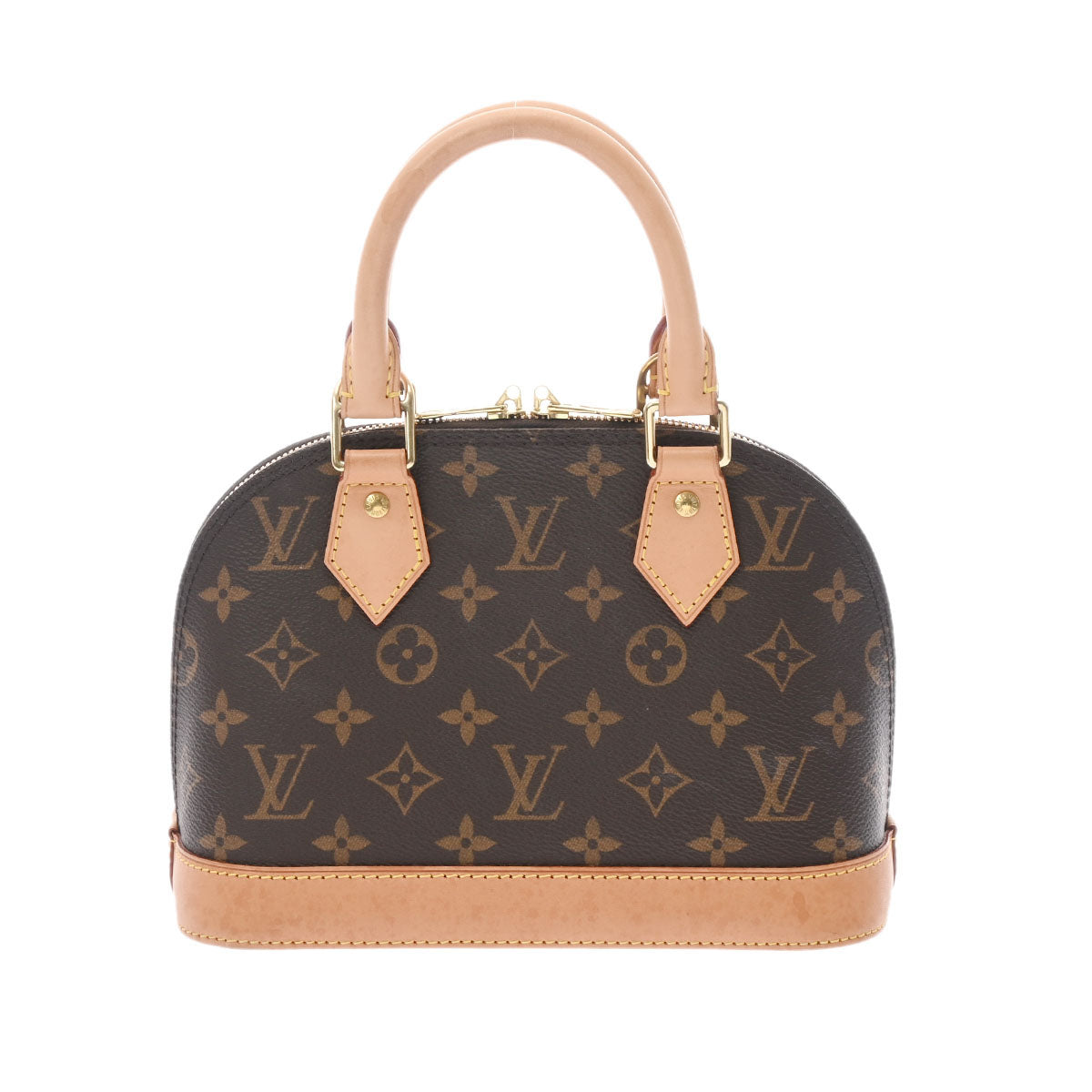 LOUIS VUITTON ルイヴィトン モノグラム アルマBB ブラウン M53152 レディース モノグラムキャンバス ハンドバッグ Aランク  中古 - 輝い