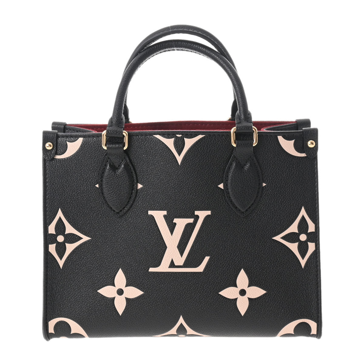 LOUIS VUITTON ルイヴィトン モノグラムアンプラント オンザゴー PM 2WAY 黒/ベージュ M45659 レディース レザー  ハンドバッグ 未使用 - 免税 通販