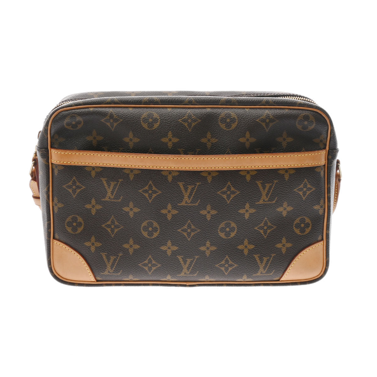 LOUIS VUITTON ルイヴィトン モノグラム トロカデロ 30 ブラウン M51272 ユニセックス モノグラムキャンバス ショルダーバッグ  ABランク 中古 銀蔵