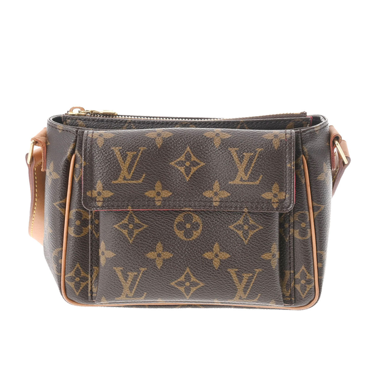 LOUIS VUITTON ルイヴィトン モノグラム ヴィバシテ PM ブラウン 