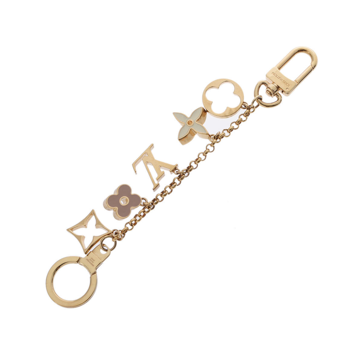 ルイヴィトンバッグチャーム チェーン フルール ドゥ モノグラム