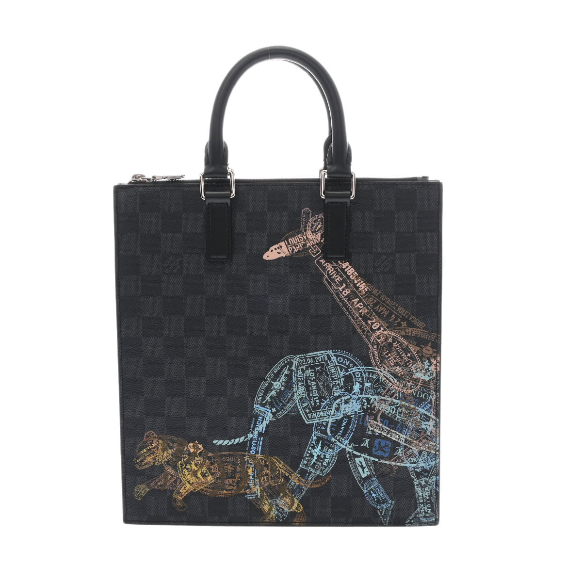 LOUIS VUITTON ルイヴィトン ダミエグラフィット サックプラ 