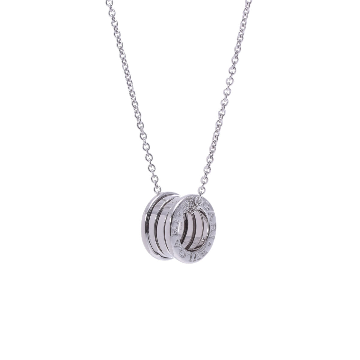 BVLGARI ブルガリ B-ZERO1 レディース K18ホワイトゴールド ネックレス 