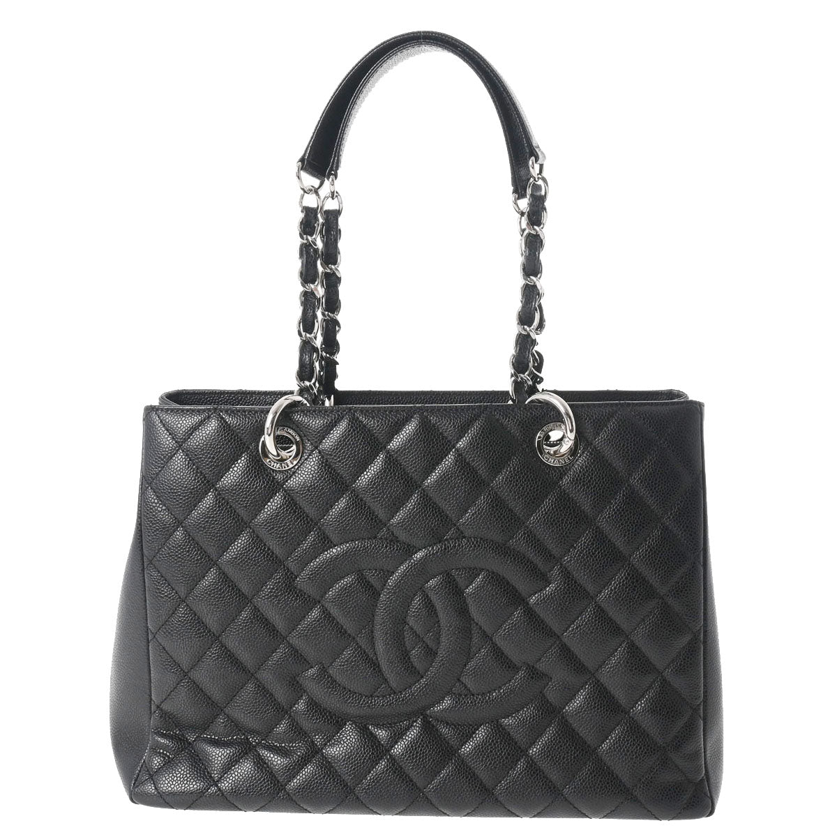 CHANEL シャネル GST グランド ショッピング トート ブラック 072 シャネルGST グランドショッピングトート 黒 シルバー金具 レディース