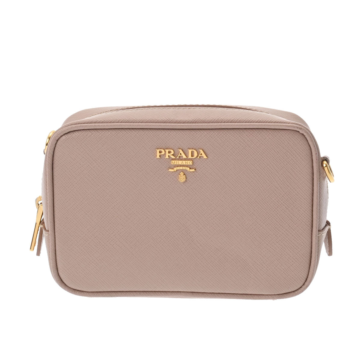 プラダミニショルダー ピンクベージュ ゴールド金具 レディース ショルダーバッグ 1N1674 PRADA 中古 – 銀蔵オンライン