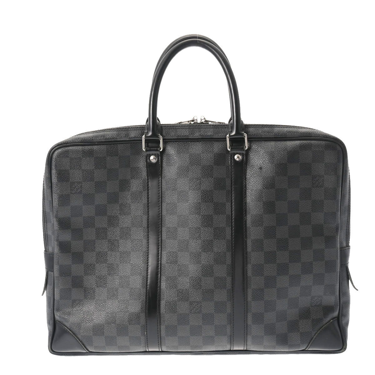 LOUIS VUITTON ルイヴィトン ダミエ グラフィット PDV ブラック N41125 メンズ ダミエグラフィットキャンバス ビジネスバッグ  Bランク 中古 - 最大70%オフでお得に買