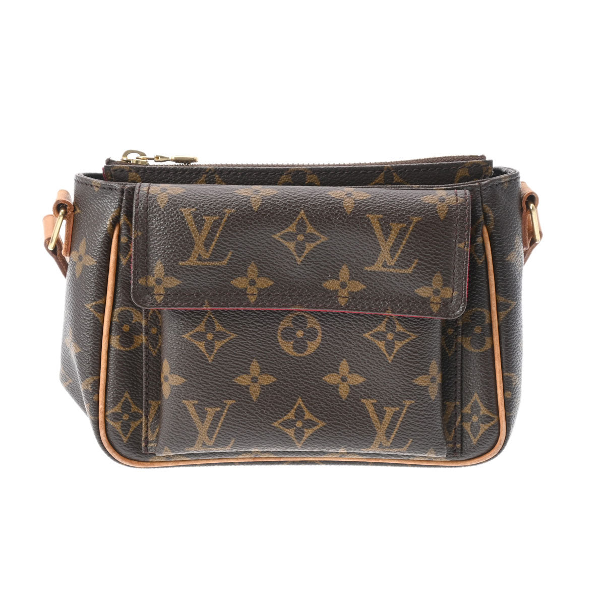 LOUIS VUITTON ルイヴィトン モノグラム ヴィバシテ PM ブラウン 