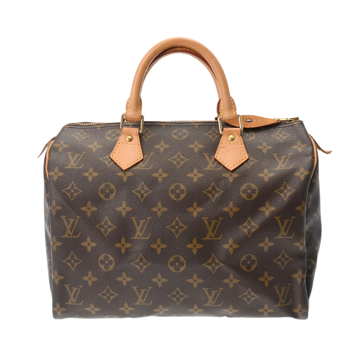 LOUIS VUITTON ルイヴィトン モノグラム スピーディ 30 ブラウン 