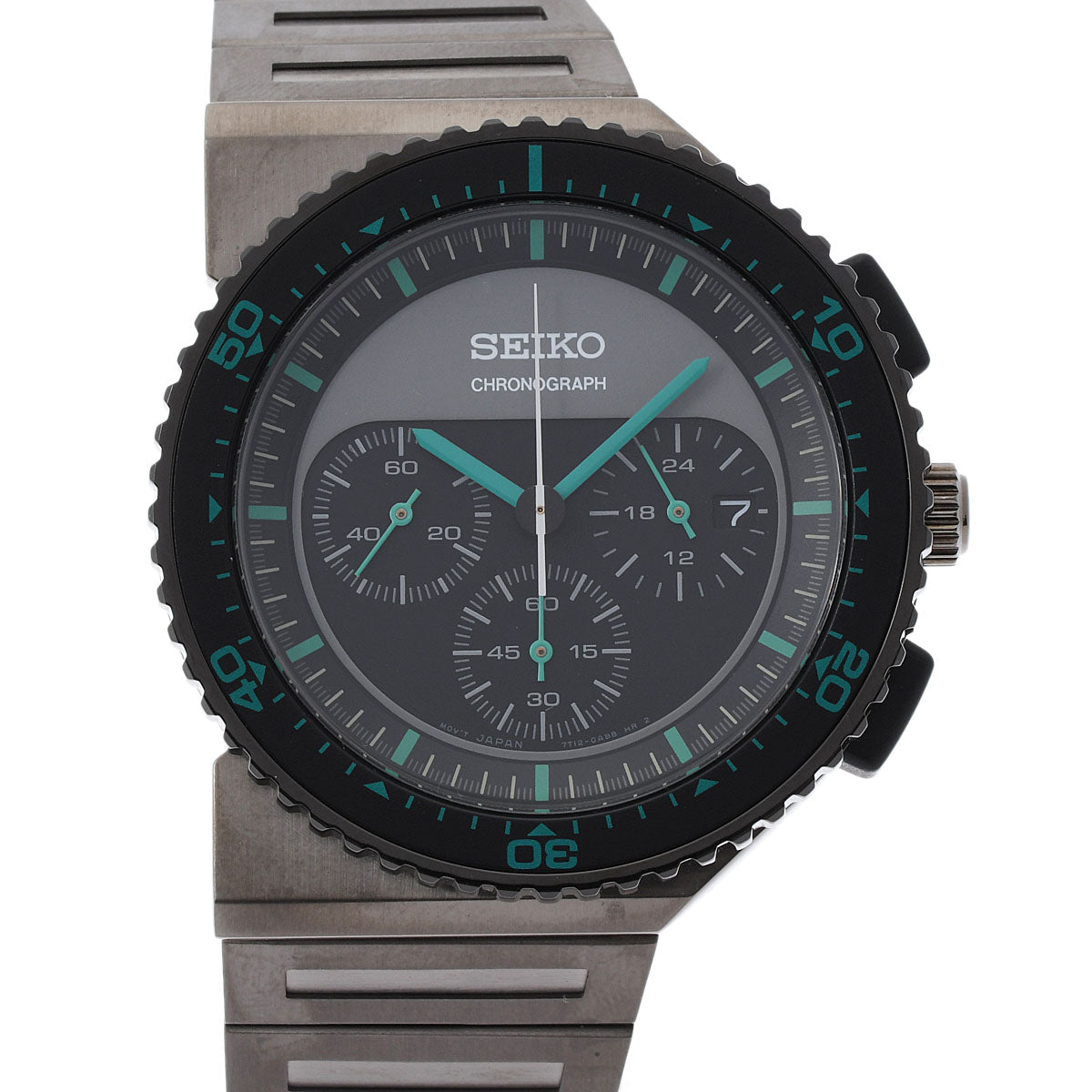 SEIKO セイコー スピリットジウジアー 7T12-0AW0 メンズ SS 腕時計 クオーツ 黒文字盤 Aランク 中古 - 輸入品販売