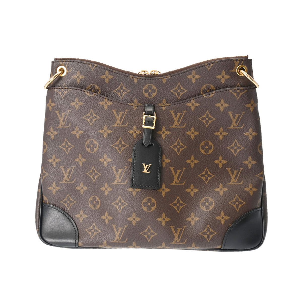 LOUIS VUITTON ルイヴィトン モノグラム オデオンNM MM ブラウン/黒 M45352 レディース モノグラムキャンバス ショルダーバッグ  Aランク 中古 - 多数取りそろえる