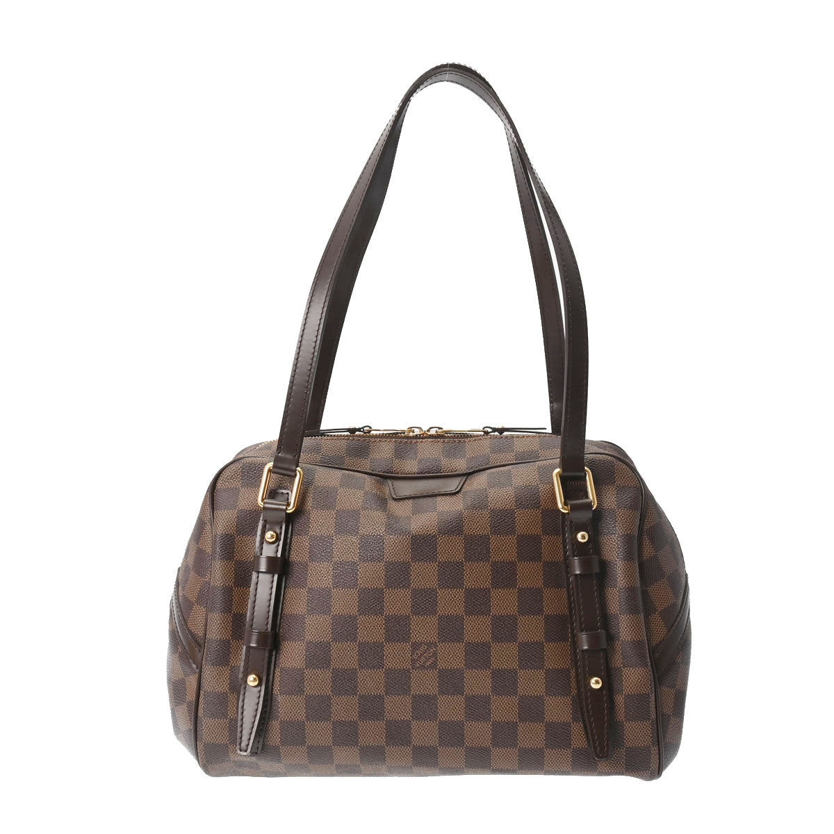 LOUIS VUITTON ルイヴィトン ダミエ リヴィントン GM ブラウン N41158 レディース ダミエキャンバス ショルダーバッグ  ABランク 中古 - 新品未着用Off