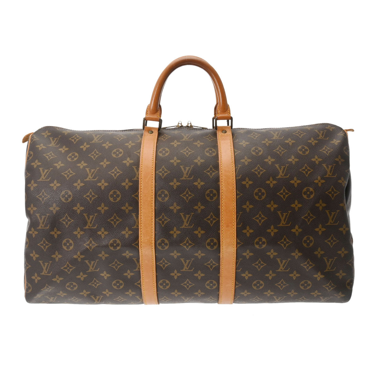 Louis Vuitton ボストンバッグ 55 モノグラム ルイヴィトンキーポル 55 14145 ブラウン ユニセックス モノグラム