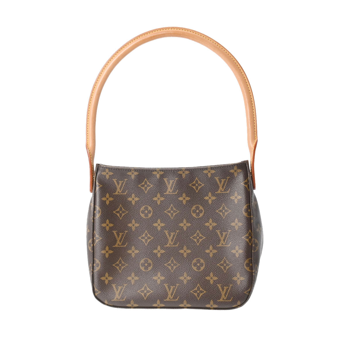 LOUIS VUITTON ルイヴィトン モノグラム ルーピング MM ブラウン 